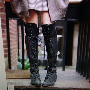 ISO jeffrey campbell x free people joe boot